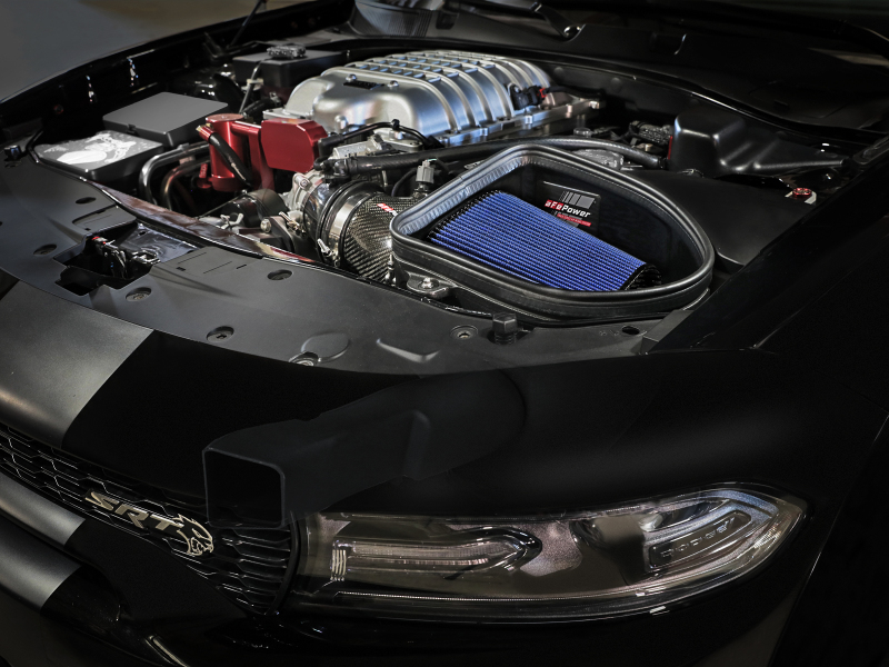 aFe Dodge Charger SRT Hellcat Redeye 21-23 V8-6.2L Track Series Stage-2 Carbon Fiber Intake Pro 5R thumbnail 4