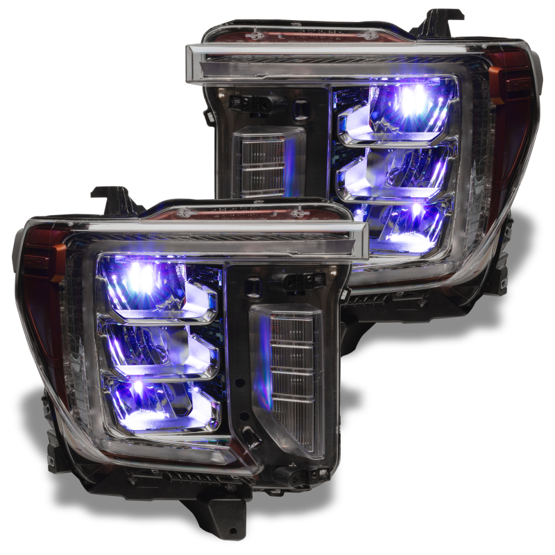 Oracle 19-21 Silverado/Sierra 1500 RGB Demon Eye Headlight Kit - w/o Controller thumbnail 6