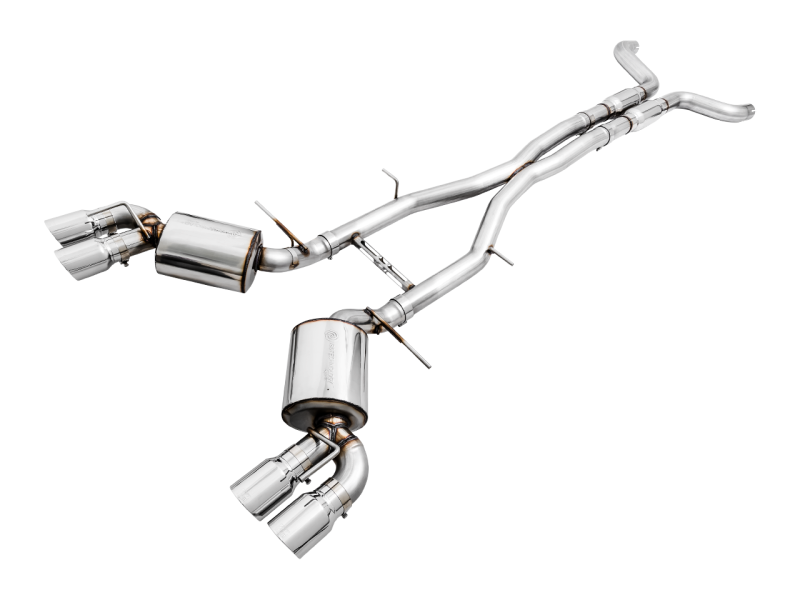 AWE Tuning 16-19 Chevy Camaro SS Res Cat-Back Exhaust -Touring Edition (Quad Chrome Silver Tips) thumbnail 3