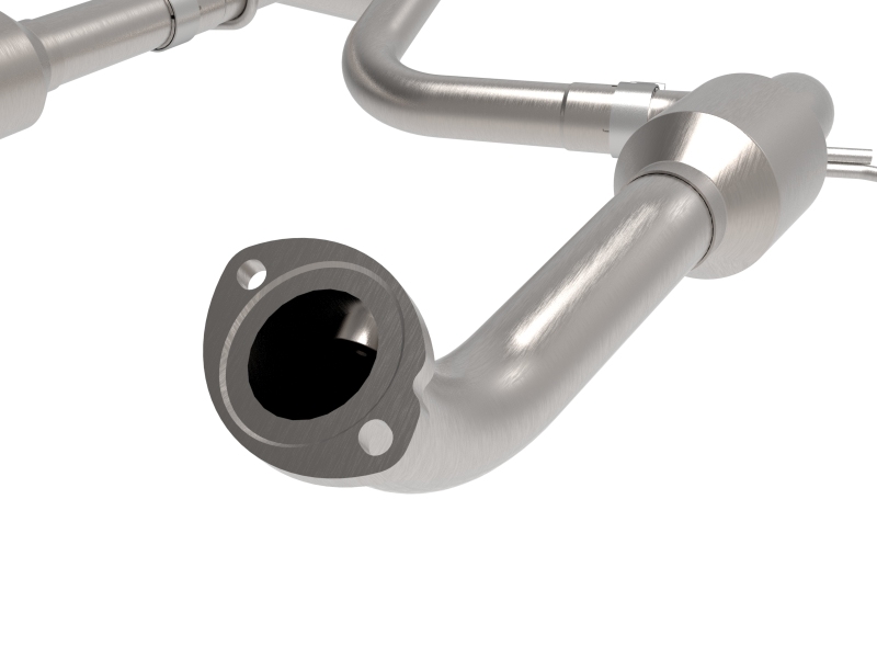 aFe Toyota Tacoma 16-17 V6-3.5L Twisted Steel Y-Pipe w/ Cat thumbnail 8