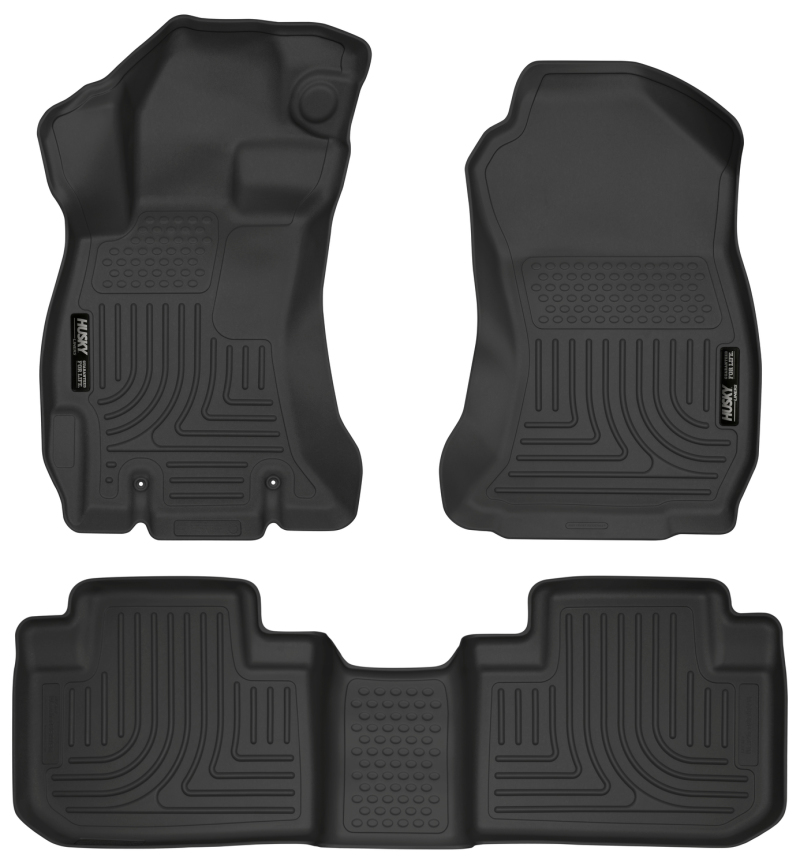 Husky Liners 14 Subaru Forester Weatherbeater Black Front & 2nd Seat Floor Liners thumbnail 2
