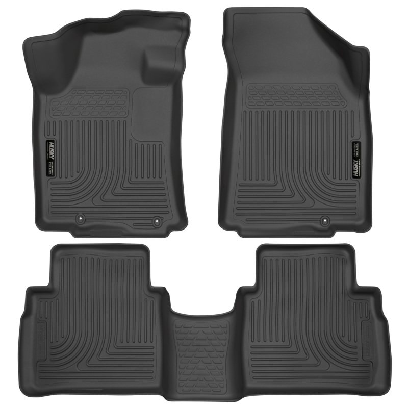 Husky Liners 2016 Nissan Maxima WeatherBeater Front and Second Row Black Floor Liners thumbnail 4