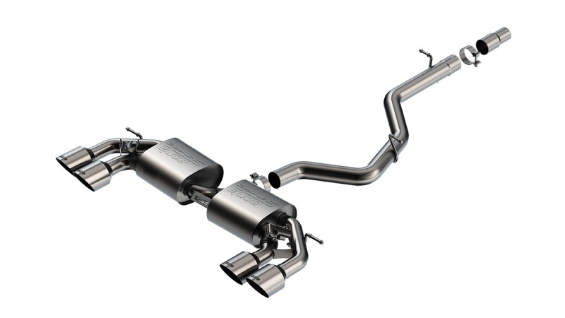 Borla 22-25 Volkswagen Golf R S-type Cat-Back Exhaust - Dual 4.5in Stainless Brushed Tips w/ Logo
Cat-Back System