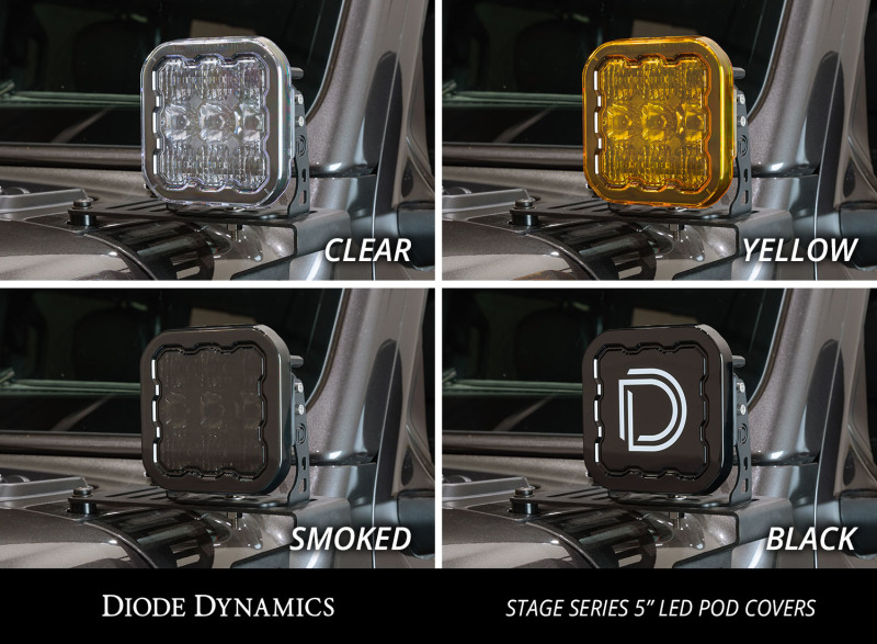 Diode Dynamics SS5 LED Pod Cover Clear thumbnail 5