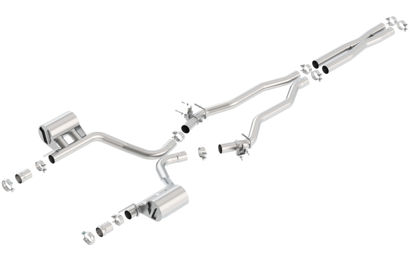 Borla 15-16 Dodge Charger SRT 392 6.4L No Tip Single Split Rear Exit ATAK w/ Valves Exhaust thumbnail 5