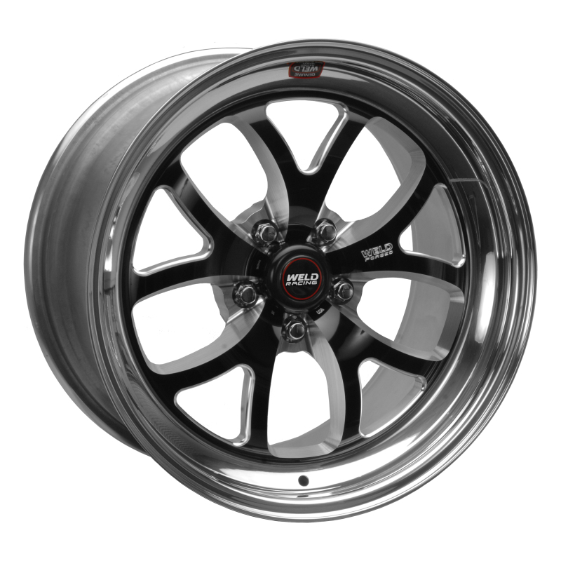 Weld S76 18x10.5 / 5x115mm BP / 5.6in. BS Black Wheel (High Pad) - Non-Beadlock