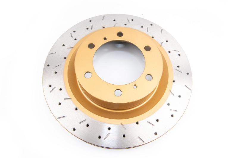 DBA HD Series 4000XS Brake Rotors DBA42736XS Disc Rotor, Cross-Drilled, Slotted, 4000 XS Series, Uni-Directional, thumbnail 2