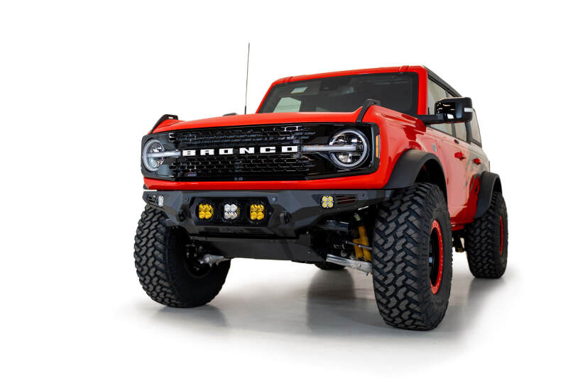 Addictive Desert Designs 21-22 Ford Bronco Bomber Front Bumper (w/ 3 Baja Designs LP4 Mounts) thumbnail 8