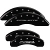 MGP 4 Caliper Covers Engraved Front Corvette C7 Engraved Rear Z51/2015 Black finish silver ch thumbnail 8