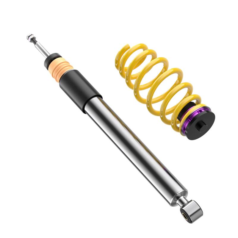 KW Street Comfort Coilover Kits 18010075 Kits, Comfort, 0.8 - 1.8 in. Lowered Front, 0.8 - 1.8 in. Lowered Rear, Natural/Black Shocks, Yellow Spring, Audi, Kit thumbnail 8