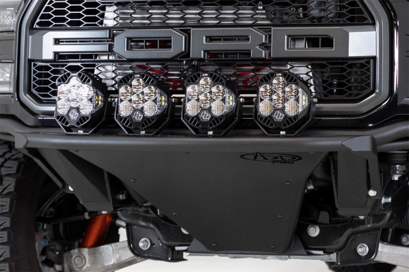 Addictive Desert Designs 17-20 Ford Raptor Pro Add-On Light Hoop - Hammer Black thumbnail 4