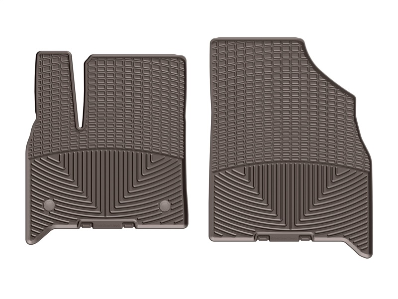 WT Rubber Mats - Front - Cocoa