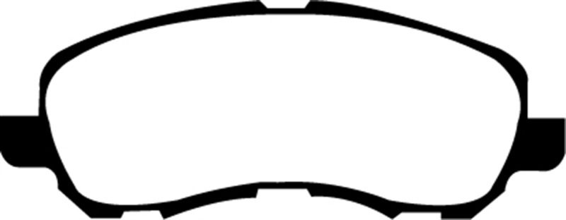 EBC 11-14 Chrysler 200 2.4 Yellowstuff Front Brake Pads thumbnail 7