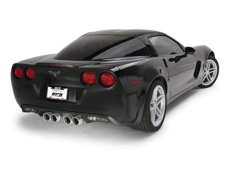 Borla 06-13 Chevy Corvette C6 ZO6/ZR1 Manual Trans S-Type II Rear Section Exht Dual Rd Rolled Tips thumbnail 2