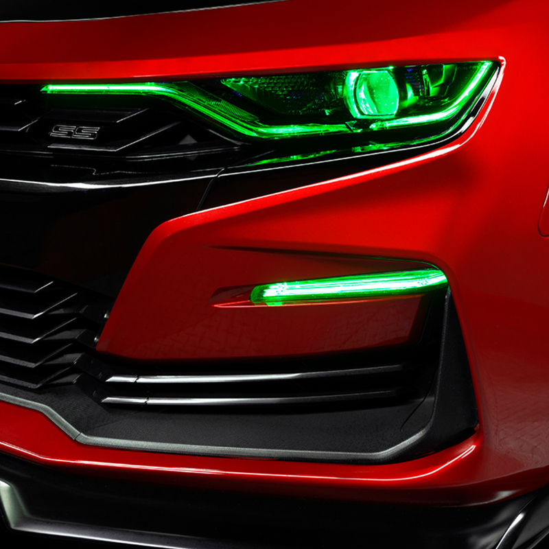 Oracle 19-21 Chevy Camaro SS/RS Fog Light Upgrade Kit - ColorSHIFT w/o Controller thumbnail 4