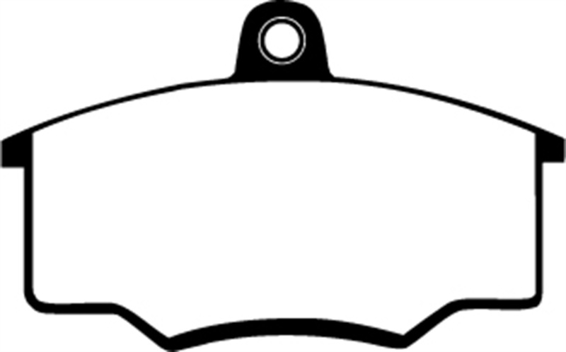 EBC Greenstuff Passenger Car Organic Brake Pads DP2310 Pads, Greenstuff, Organic, Front, Audi, Volkswagen, Set thumbnail 5