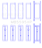 King Engine Bearings Nissan KA-24DE (Size 0.50 Oversized) Performance Main Bearing Set thumbnail 8