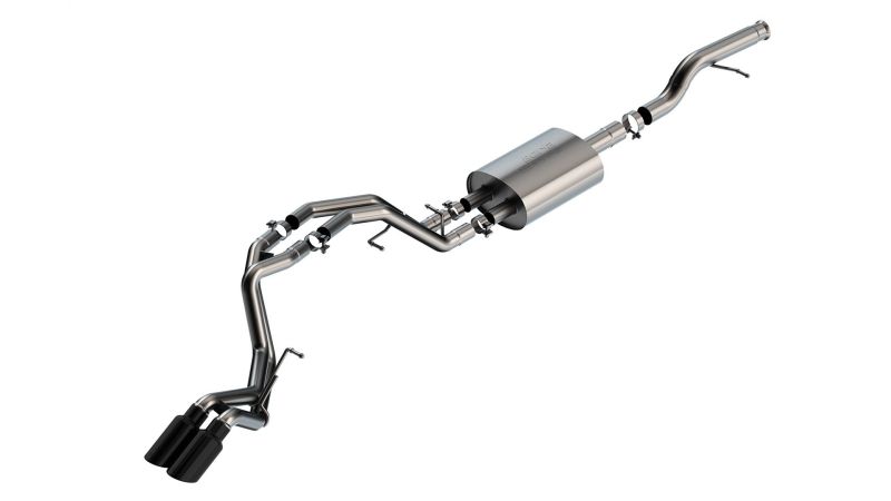 Borla 21-22 Chevrolet Tahoe 5.3L V8 AT 2/4WD S-type Cat-back Exhaust (Black Chrome) thumbnail 2