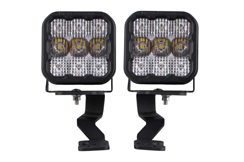 Diode Dynamics 2022 Toyota Tundra SS5 Pro Stage Series Ditch Light Kit - White Combo thumbnail 2