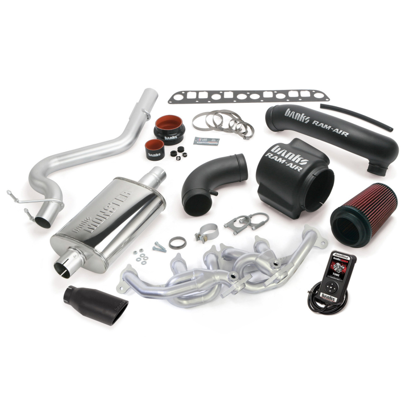 Banks Power 04-06 Jeep 4.0L Wrangler Unlimited PowerPack System - SS Single Exhaust w/ Black Tip
Power/Efficiency Sys
PowerPack Bundle