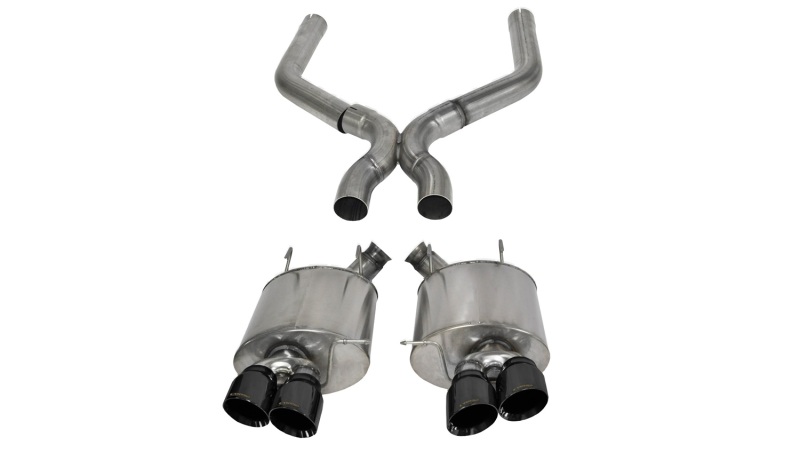 Corsa 2013-2014 Ford Mustang Shelby GT500 5.8L V8 Black Sport Axle-Back + XO Exhaust thumbnail 7