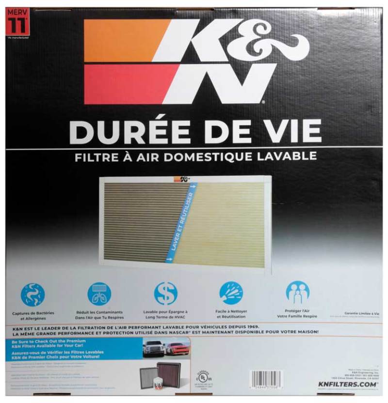 K&N HVAC Filter - 24 x 24 x 1 thumbnail 3