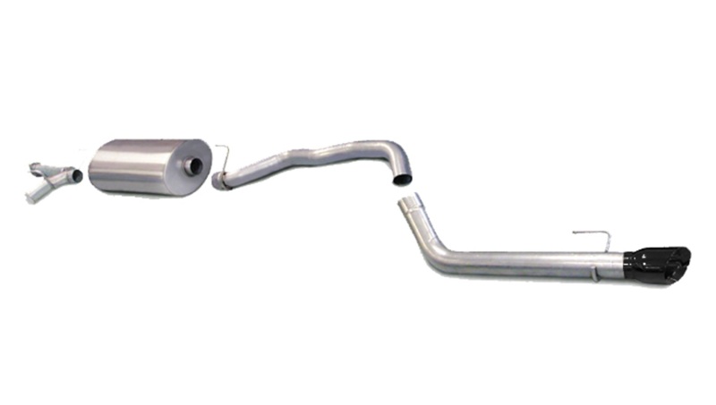 Corsa 2008-2017 Toyota Sequoia 5.7L V8 Touring Cat-Back Exhaust w/Black 4in Tip thumbnail 2