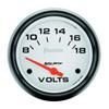 Autometer Phantom 2-5/8in 8-18V SSE Voltmeter thumbnail 6