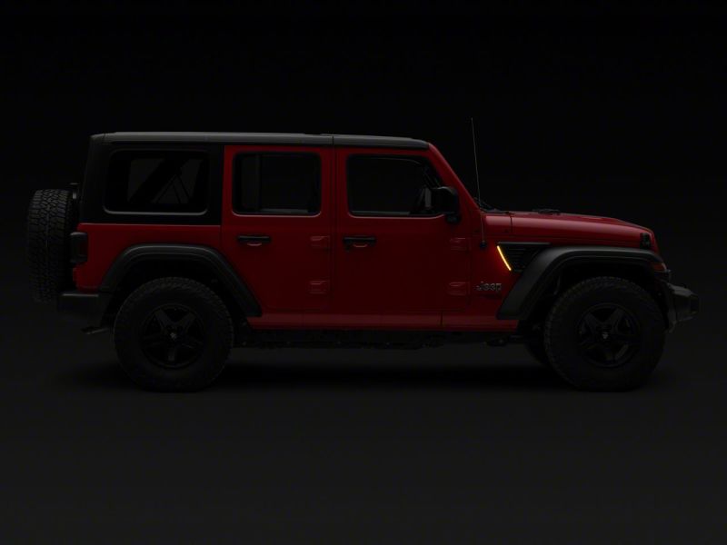 Raxiom 18-23 Jeep Wrangler JL LED Fender Vent Lighting w/ DRL and Turn Signal thumbnail 4