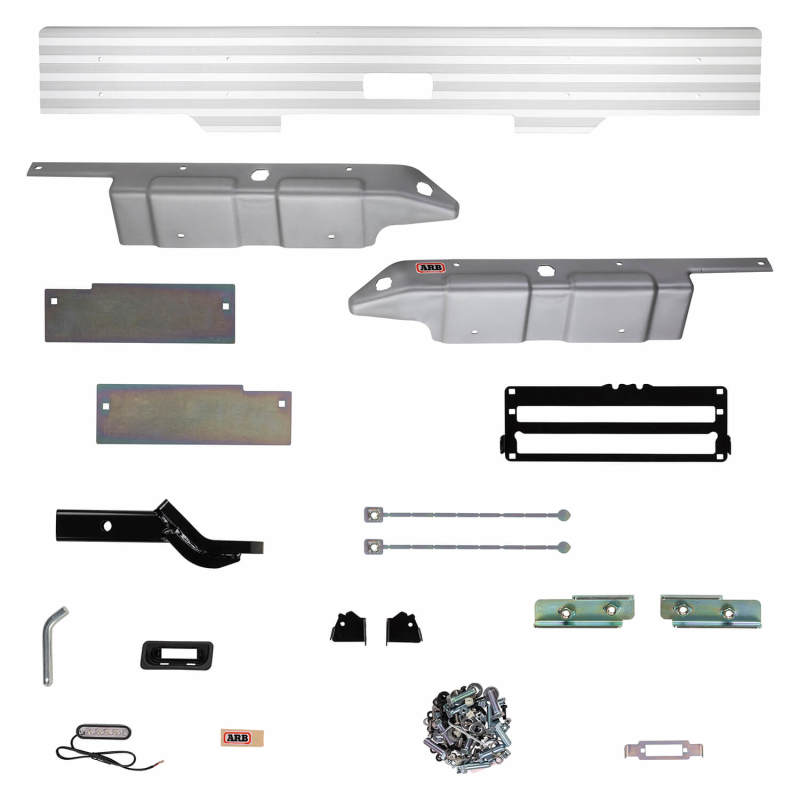 ARB Summit Raw Rear Step Towbar Suit Sensor 11On Rang/Bt50 3500Kg (Fit Kit NOT Included) thumbnail 3
