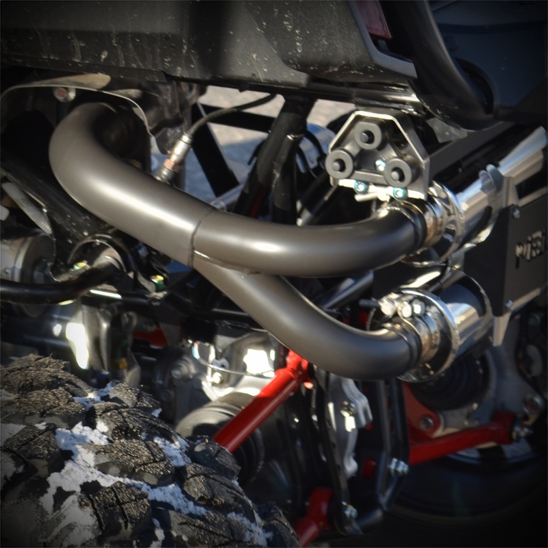 MBRP 19-20 Honda Talon Dual Slip-On Exhaust System w/Performance Muffler thumbnail 4