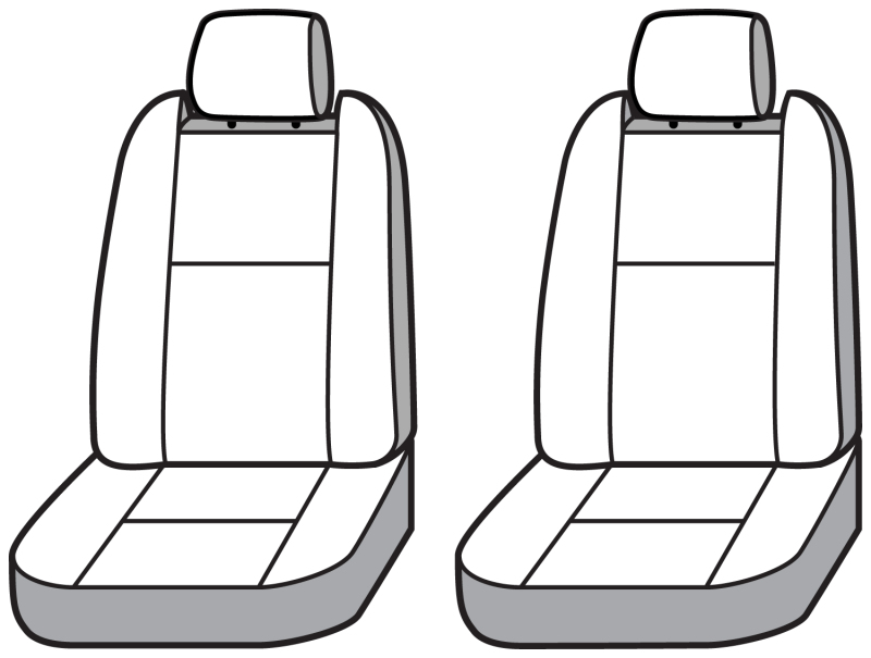 Covercraft 22-23 GMC Hummer Carhartt SeatSaver Custom Front Row Seat Covers - Brown