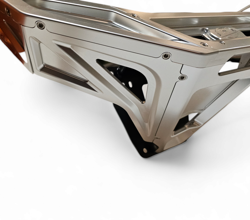 Elektric Offroad 2022-2025 Polaris Rzr Pro R/ Pro S/Turbo R Billet Front Winch Bumper Anodized Clear thumbnail 2
