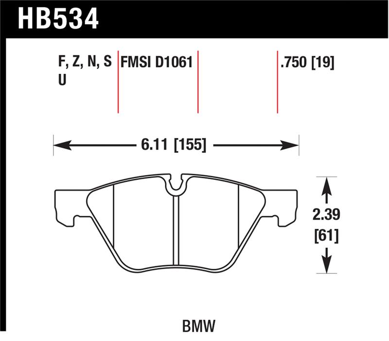 HAWK HT-10 Brake Pad Sets