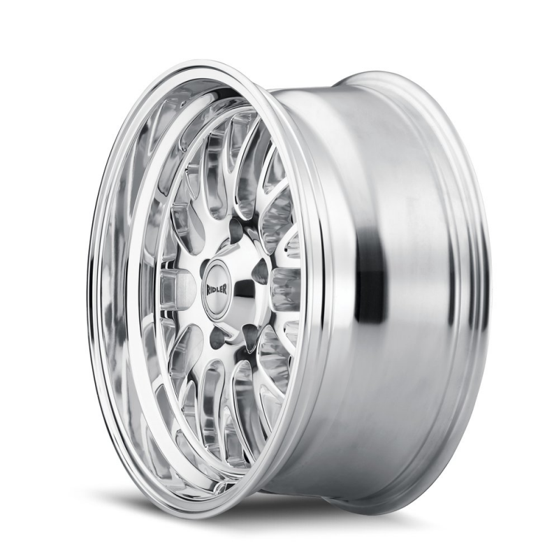 Ridler 607 20x8.5 / 5x127 BP / 0mm Offset / 83.82mm Hub Polished Wheel