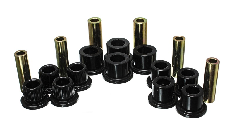 Energy Suspension 99-04 Ford F-350 2wd/F-250 SD 4wd/F-350 4wd Black Rear Leaf Spring Bushing Set thumbnail 3