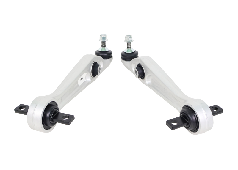 Upgraded spherical bearing arm for sharper steering response