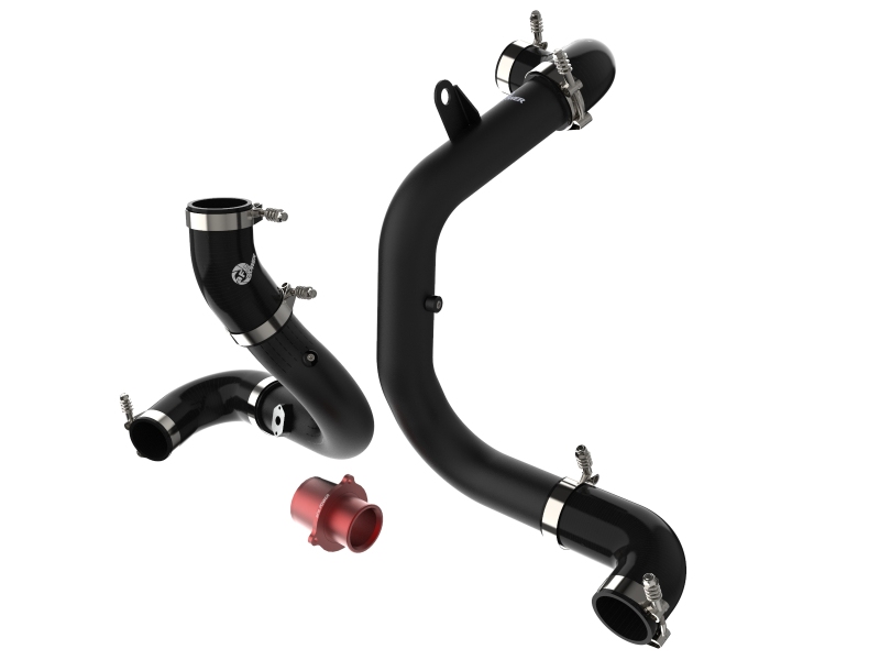 BladeRunner Aluminum Hot and Cold Charge Pipe Kit Black w/ Turbo Muffler Delet
