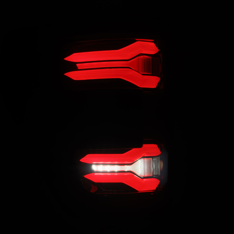 AlphaRex 24-25 Ford F-150 LUXX LED Taillights Blk-Red Activ Light/Seq Signal - Smoked Lens thumbnail 3