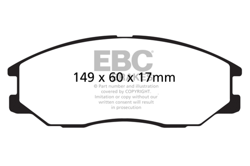 EBC Greenstuff Brake Pad Sets