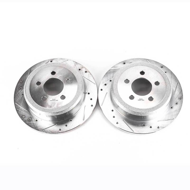 Power Stop 07-11 Dodge Nitro Rear Evolution Drilled & Slotted Rotors - Pair thumbnail 2