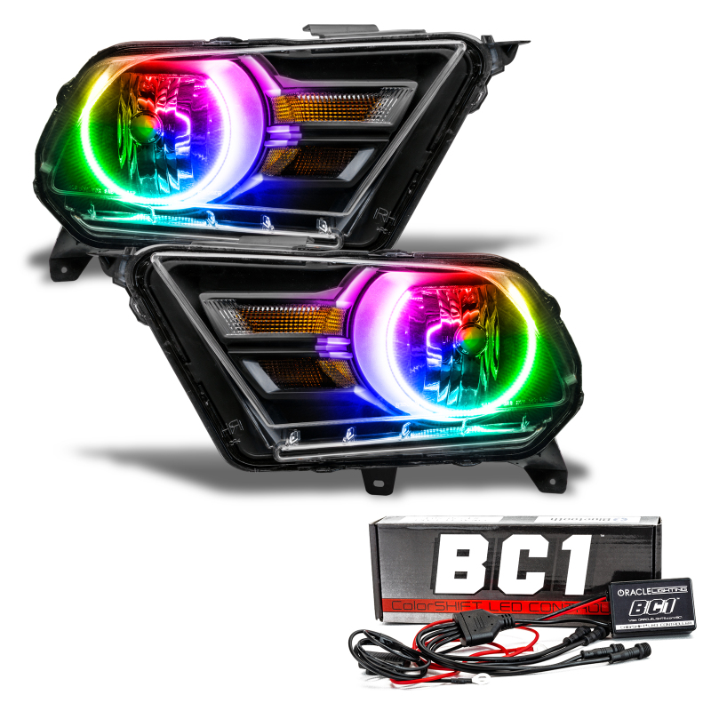 Oracle 10-14 Ford Mustang HL (Non-HID) - ColorSHIFT w/ BC1 Controller thumbnail 6