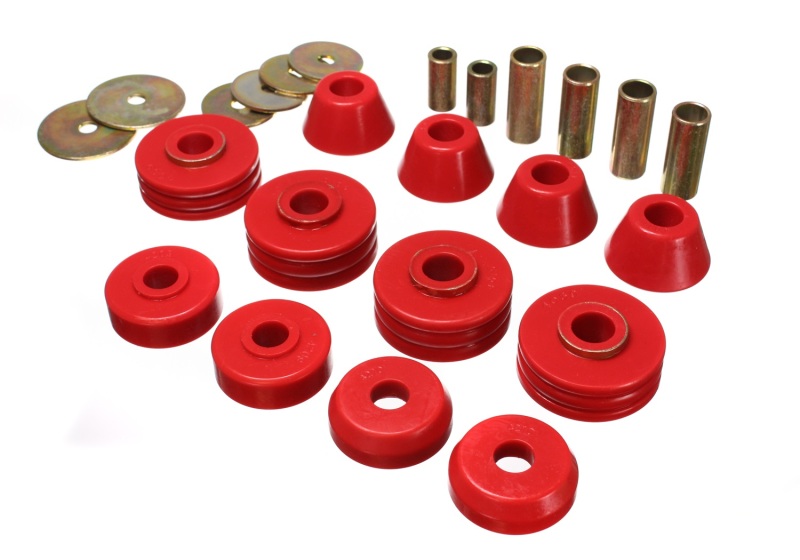 Energy Suspension GM Cab Mount Set - Red thumbnail 5