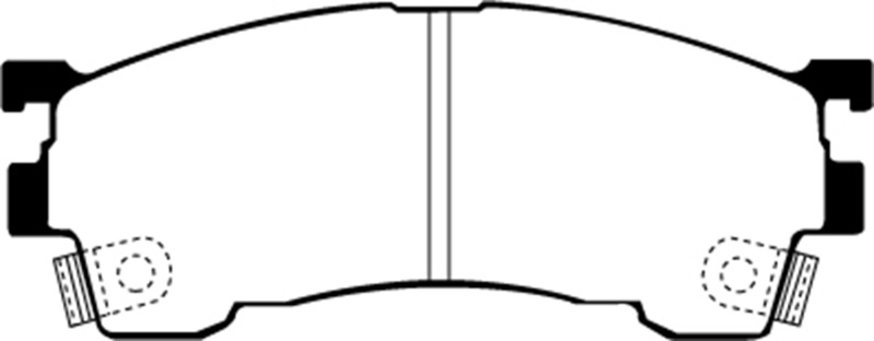 EBC 93-97 Ford Probe 2.0 16v Greenstuff Front Brake Pads thumbnail 6