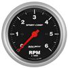 AutoMeter Sport-Comp 3-3/8in. 0-6K RPM In-Dash Tachometer Gauge thumbnail 6