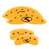 MGP 4 Caliper Covers Engraved Front & Rear Circle K/Kia Yellow finish black ch thumbnail 8