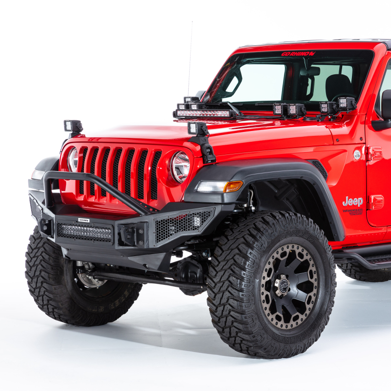 Go Rhino 18-20 Jeep Wrangler JL/JLU/Gladiator JT Light Mount - 3in Cube thumbnail 9