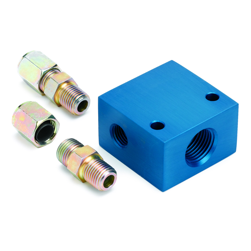 Autometer Temperature Manifold Adaptor for 3/8 O.D. Tubing thumbnail 4