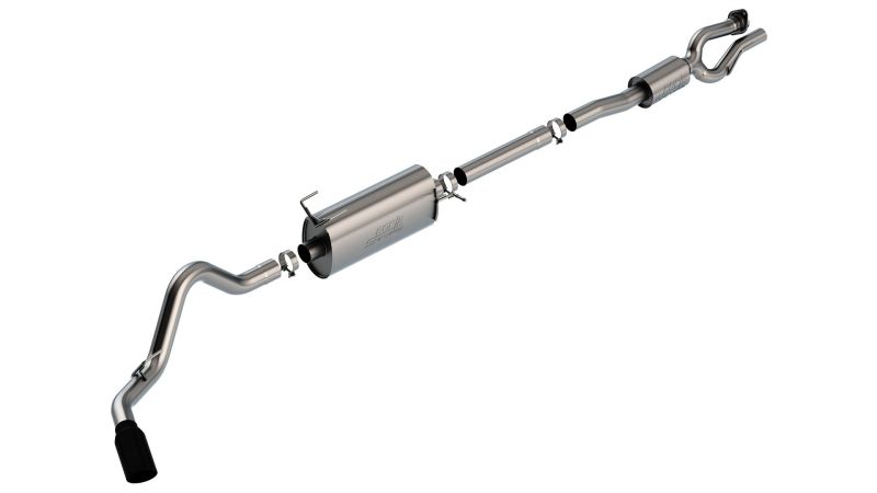 Borla 20-22 F-250/F-350 SUPER DUTY 7.3L V8 AT 2WD / 4WD 4DR WB142 S-TYPE Cat Back S RD RL AC S BLACK thumbnail 2