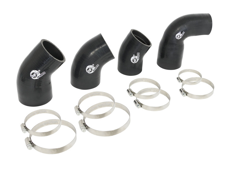 BladeRunner Intercooler Couplings & Clamps Kit for OE Intercooler & aFe Tube